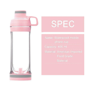 Mobile Phone Water Bottle Holdef - lightbulbbusinessconsulting