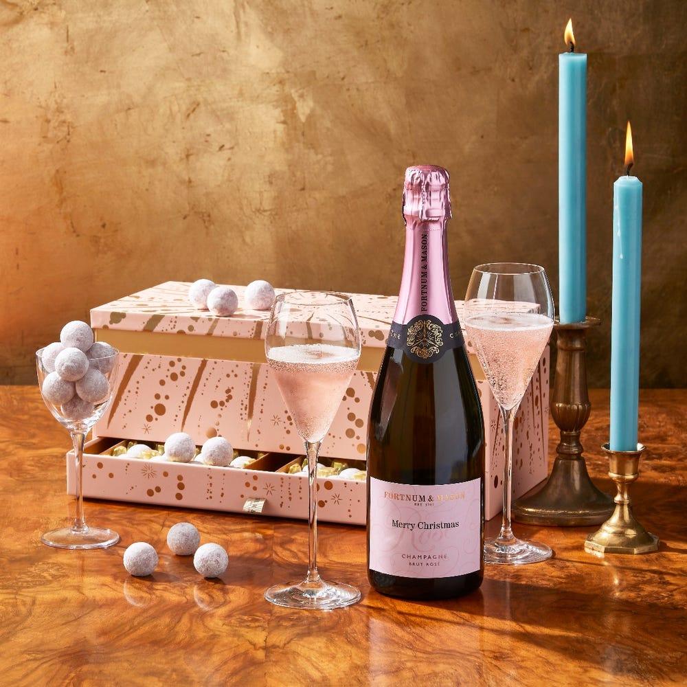 Champagne with a Chocolate Gift box - LIGHTBULB GIFTS