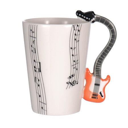 Promotional Guitar Ceramic Mug - lightbulbbusinessconsulting