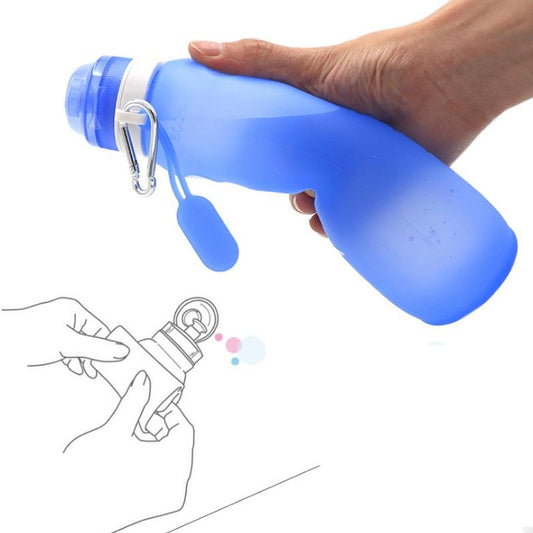 Silicone Folding Water Bottle - lightbulbbusinessconsulting