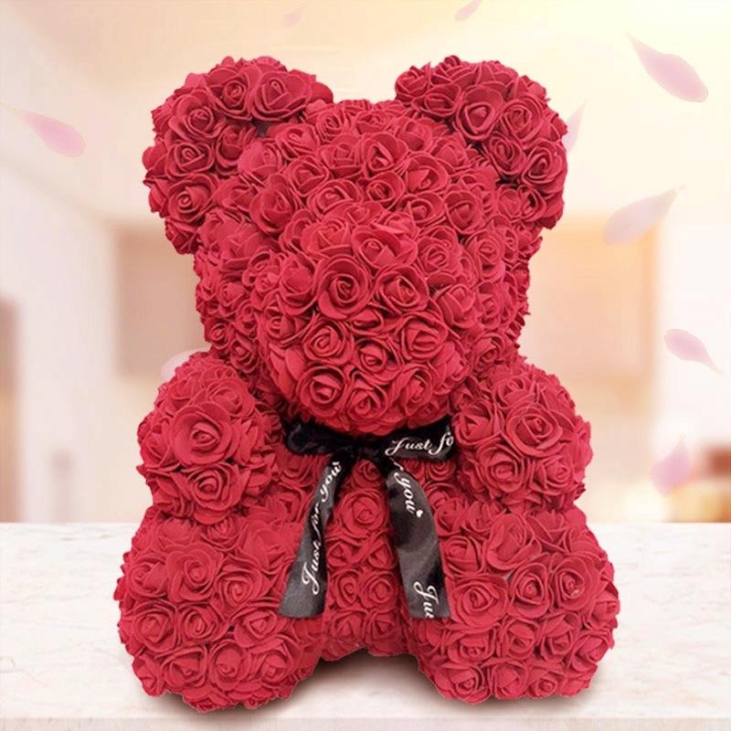 Artificial Flower PE Rose Bear - lightbulbbusinessconsulting