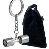 GYM Dumbbell  Keychain - lightbulbbusinessconsulting
