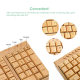 Wireless Bamboo Keyboard - lightbulbbusinessconsulting
