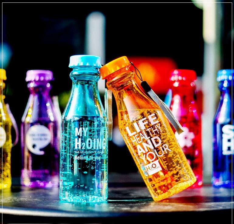 a bottle of alcohol sitting on top of a counter 