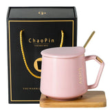 Luxury gold rim mug gift set - lightbulbbusinessconsulting