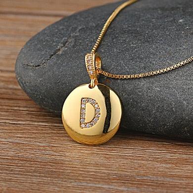 Ladies Monogramme  Necklace - lightbulbbusinessconsulting