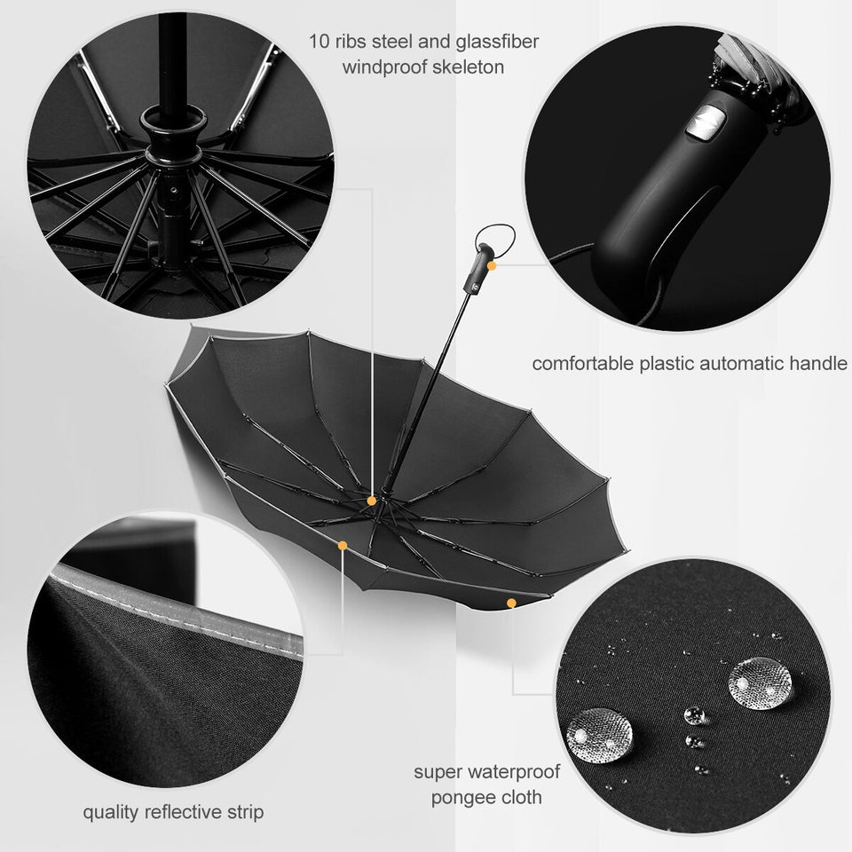 Automatic Folding Umbrella - lightbulbbusinessconsulting