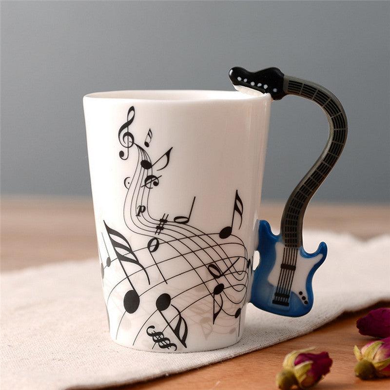 Promotional Guitar Ceramic Mug - lightbulbbusinessconsulting