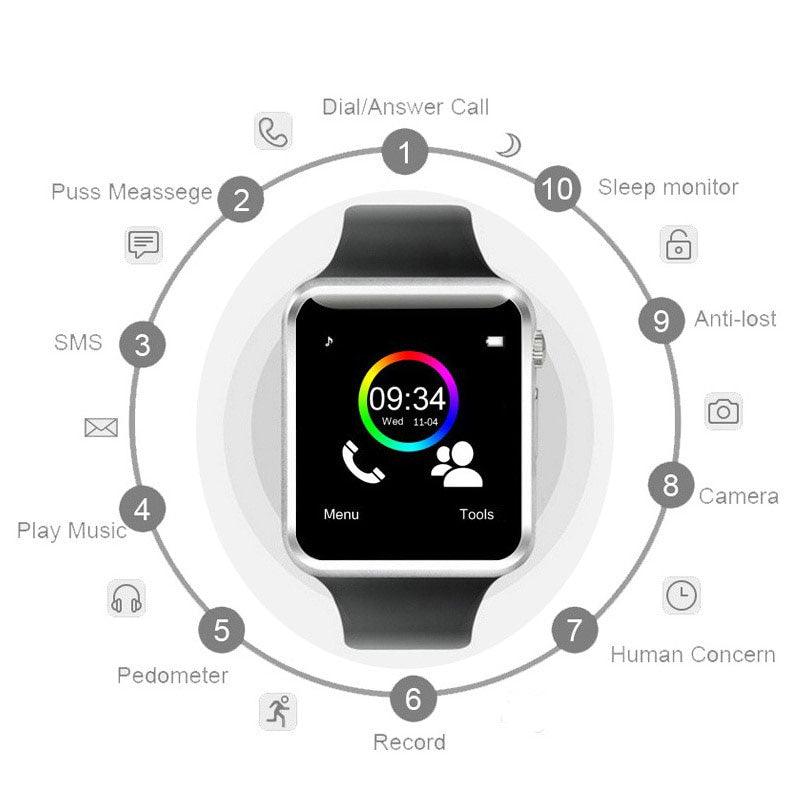 WristWatch Bluetooth Sport Pedometer - lightbulbbusinessconsulting