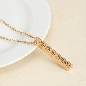 Women/Ladies Engraved Necklace - lightbulbbusinessconsulting