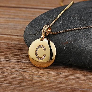 Ladies Monogramme  Necklace - lightbulbbusinessconsulting