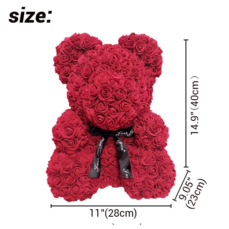 Artificial Flower PE Rose Bear - lightbulbbusinessconsulting