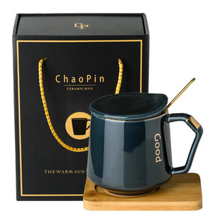 Luxury gold rim mug gift set - lightbulbbusinessconsulting