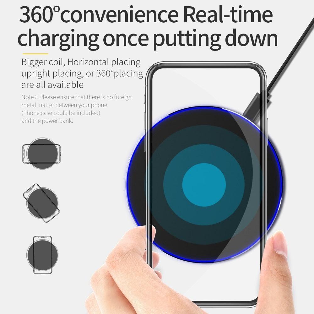 Qi Wireless Charger - LIGHTBULB GIFTS