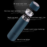 Insulate Thermos tea mug with Strainer - lightbulbbusinessconsulting
