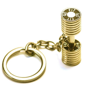 GYM Dumbbell  Keychain - lightbulbbusinessconsulting
