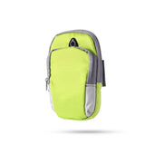 a green suitcase with a green bag in it 