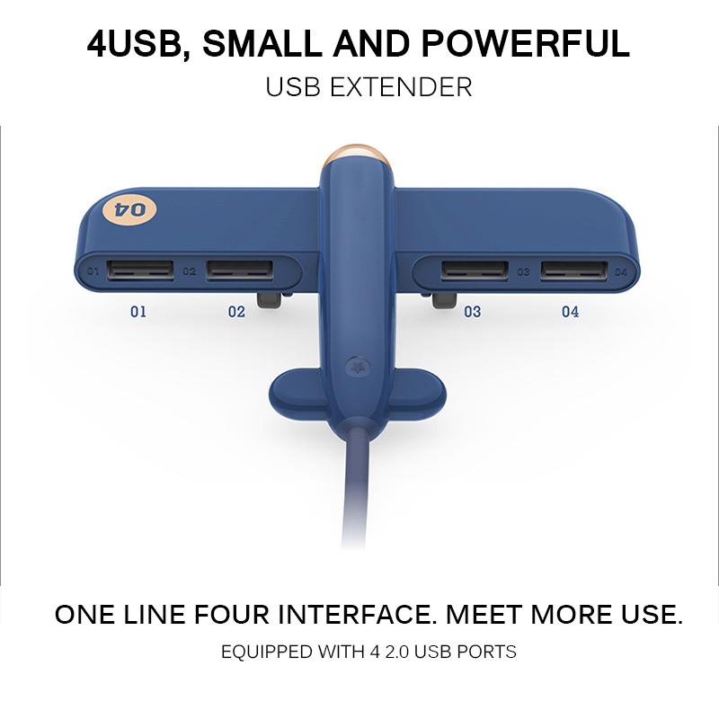 Aircraft Shape USB Extender - lightbulbbusinessconsulting