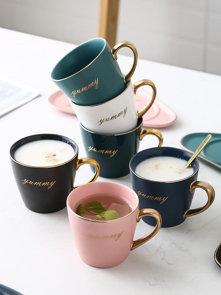 Luxurious Ceramic Office Coffee Set - lightbulbbusinessconsulting