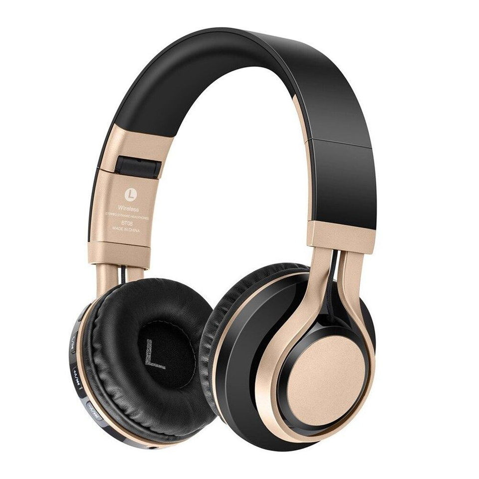 Rose Gold Wireless Bluetooth Headset - lightbulbbusinessconsulting