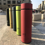Insulate Thermos tea mug with Strainer - lightbulbbusinessconsulting
