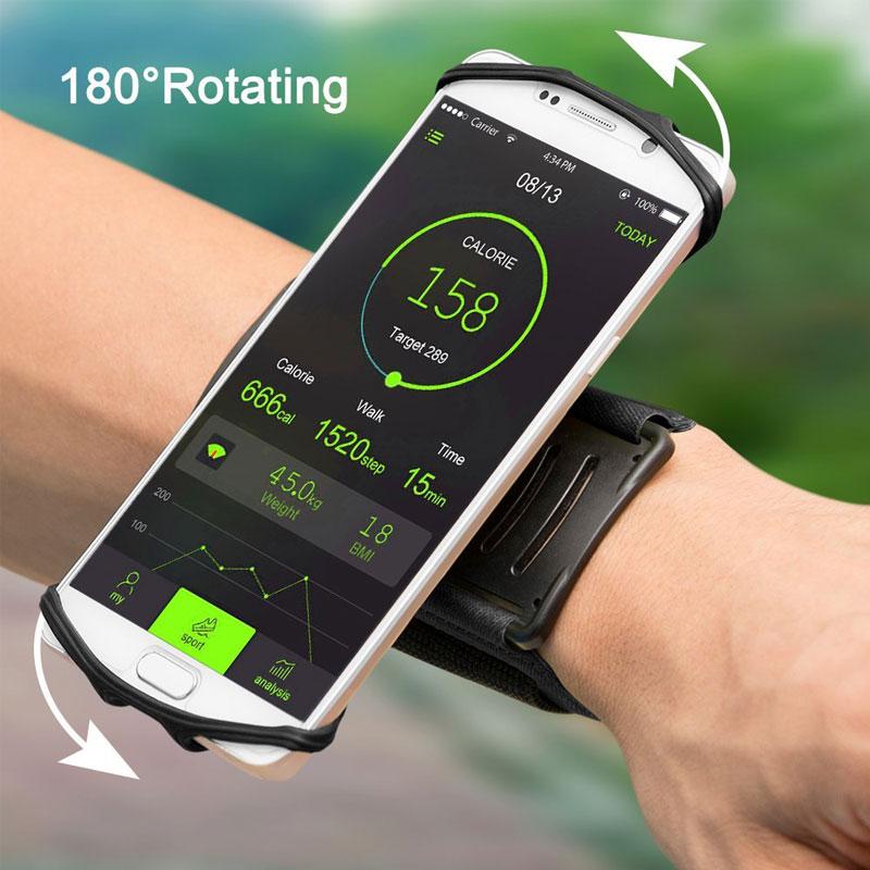 Rotatable Running Wristband Arm Band - lightbulbbusinessconsulting