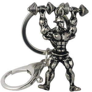 GYM Dumbbell  Keychain - lightbulbbusinessconsulting