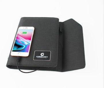 illuminated Logo Power Bank Notebook Journal - lightbulbbusinessconsulting