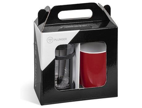 Coffee Plunger and Mug Set
