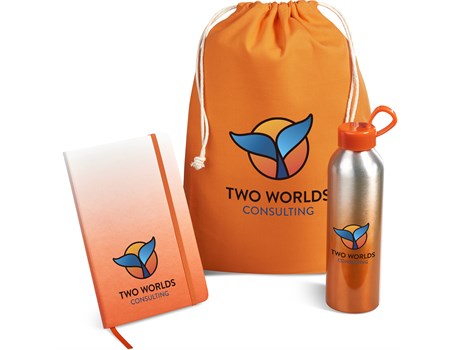 Water bottle and Notebook Promotional Set