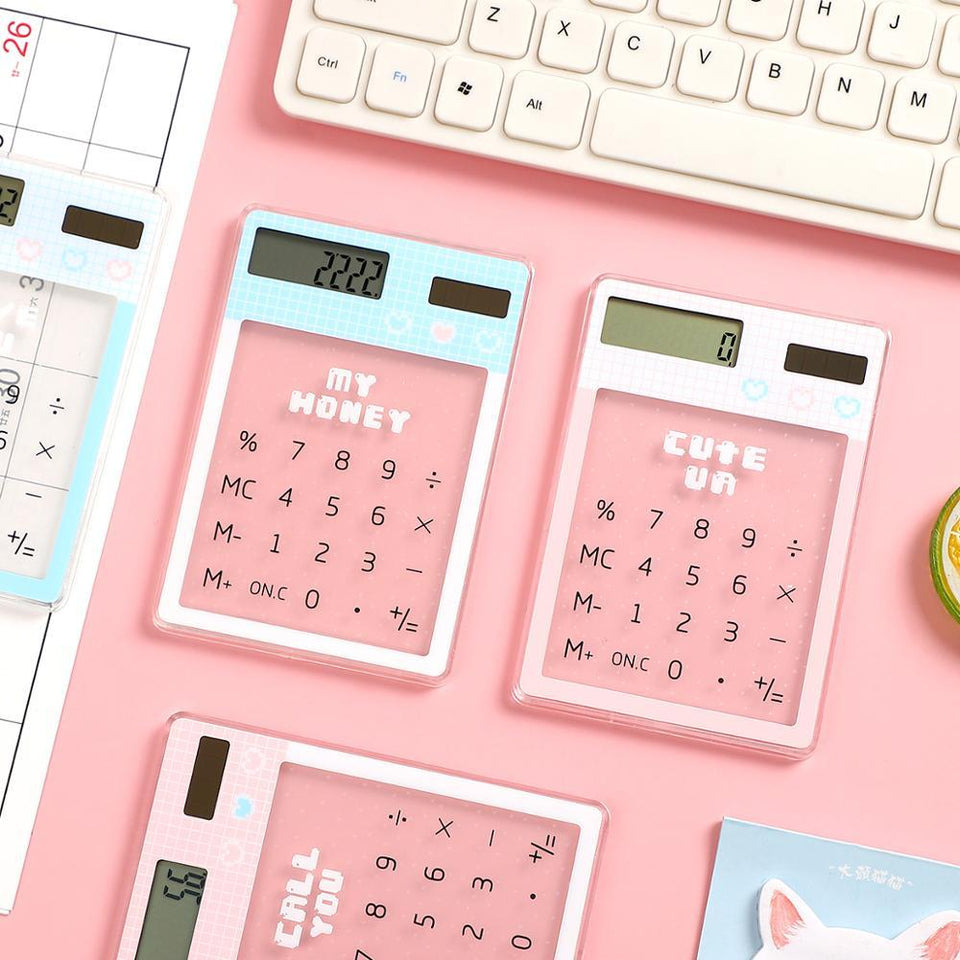 Novelty Transparent  Calculator - lightbulbbusinessconsulting
