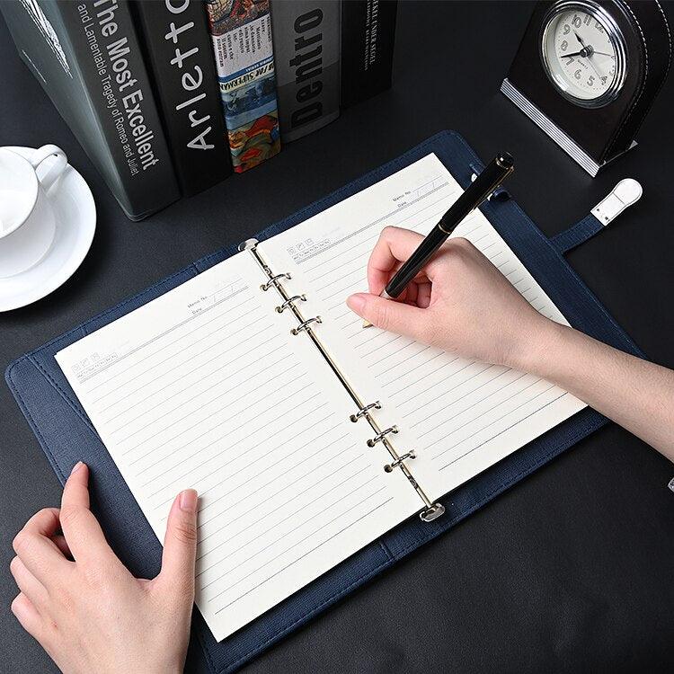 Wireless Power-bank Notebook with Smart Lock - LIGHTBULB GIFTS