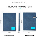 Leather Wireless Led Logo Notebook - LIGHTBULB GIFTS