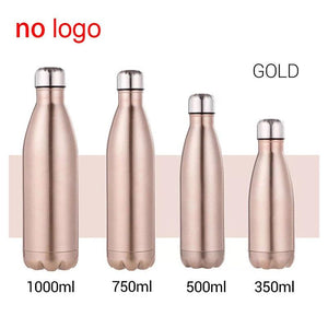 Custom Logo Vacuum Flask - LIGHTBULB GIFTS