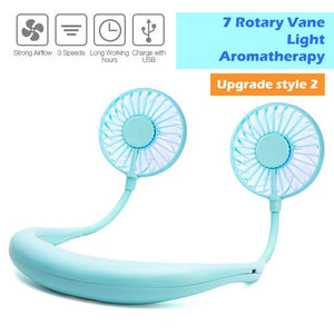 USB Portable Neck Fan - lightbulbbusinessconsulting