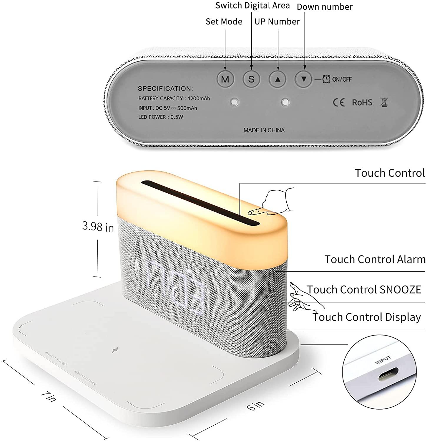 Digital Alarm Clock - LIGHTBULB GIFTS