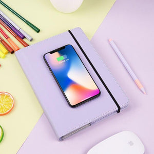 Leather Wireless Charing Notebook Planner - LIGHTBULB GIFTS
