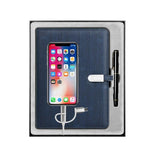 Wireless Power-bank Notebook with Smart Lock - LIGHTBULB GIFTS