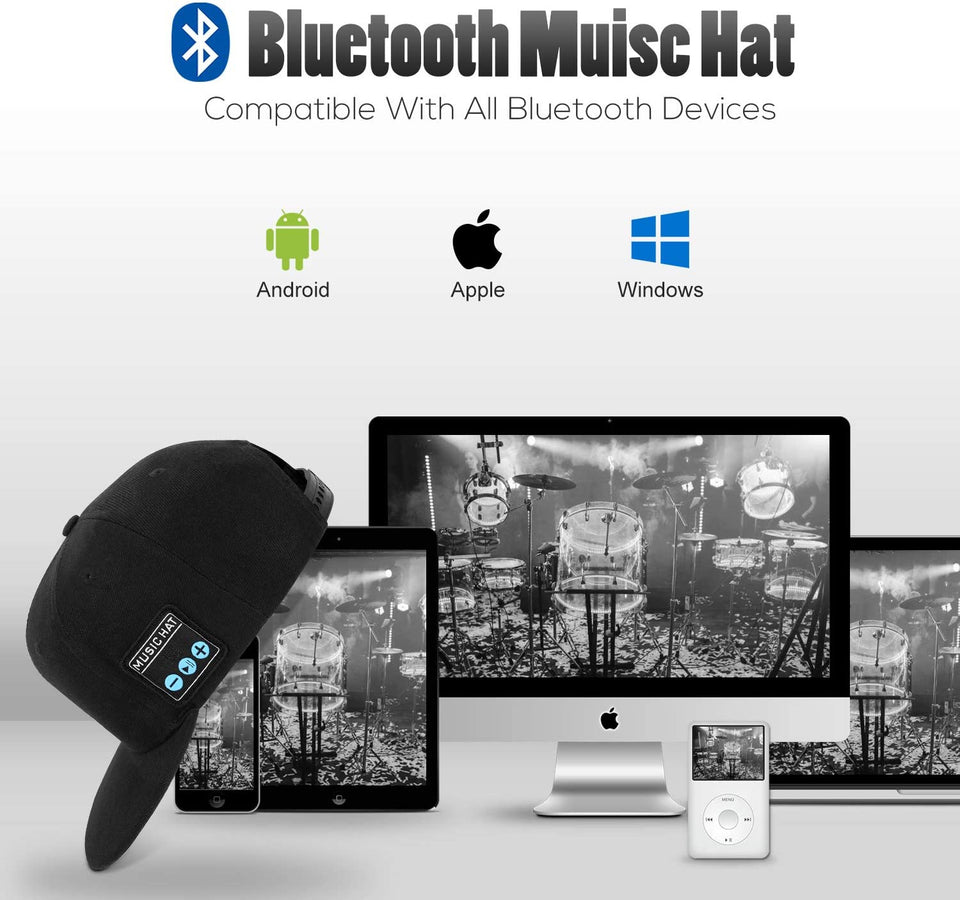 Wireless Bluetooth Face-cap