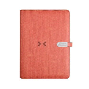 Wireless Power-bank Notebook with Smart Lock - LIGHTBULB GIFTS