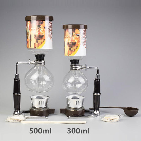 Dark Handle Syphon Coffee Maker - lightbulbbusinessconsulting