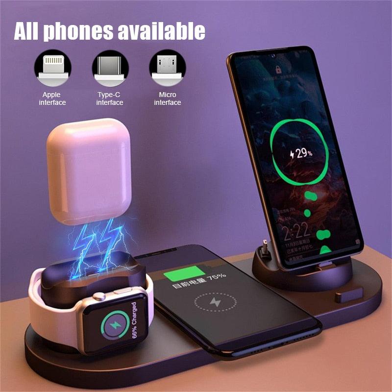 Wireless Charger Dock Station - LIGHTBULB GIFTS
