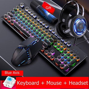 Three-Piece Backlit Gaming Keyboard Set - lightbulbbusinessconsulting