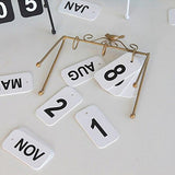 Iron Flip Table Calendar - LIGHTBULB GIFTS