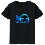 Led Men's Glowing TShirt - lightbulbbusinessconsulting