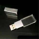 Custom Logo Crystal USB Flash Pen Drive - lightbulbbusinessconsulting