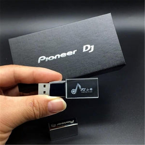 Custom Logo Crystal USB Flash Pen Drive - lightbulbbusinessconsulting