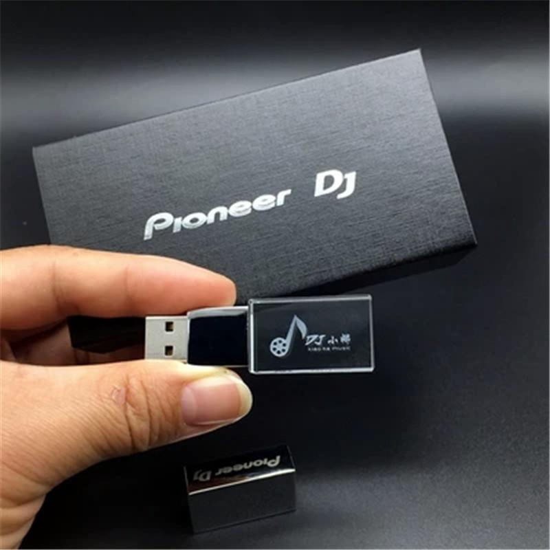Custom Logo Crystal USB Flash Pen Drive - lightbulbbusinessconsulting