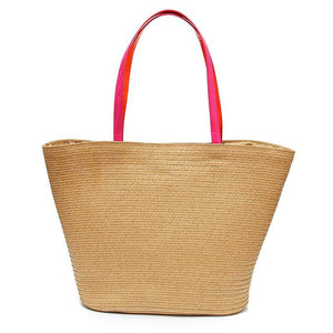 Personalized Ladies Straw Bag - lightbulbbusinessconsulting