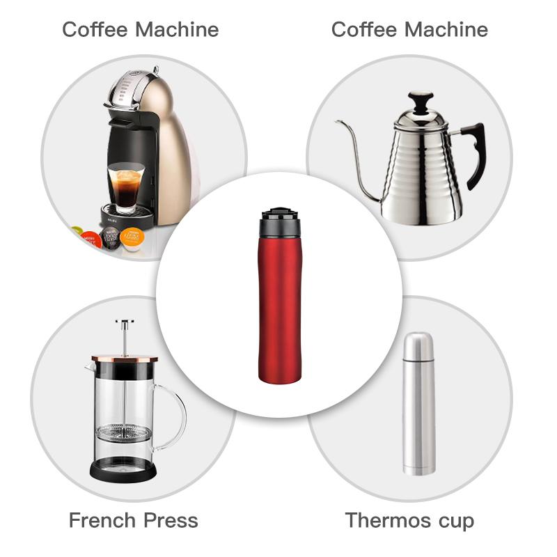 French Press Stainless Steel Travel Mug - lightbulbbusinessconsulting